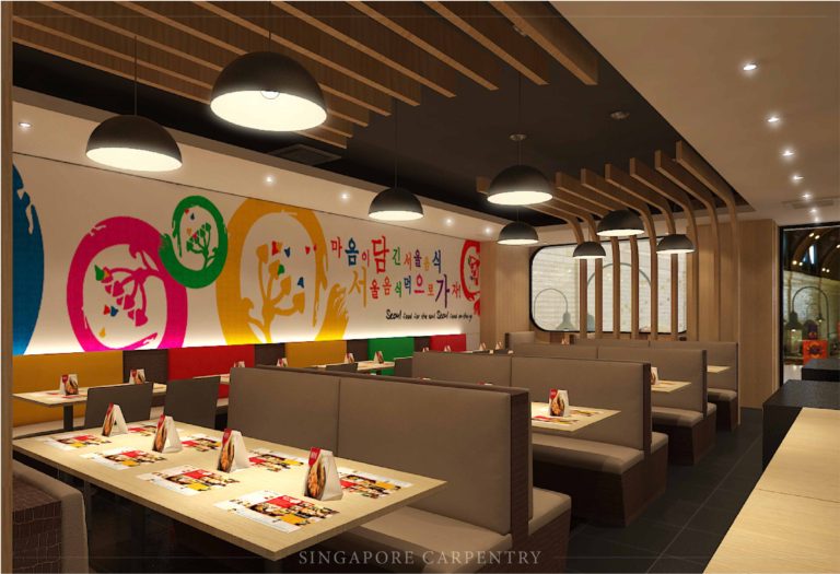Seoul Garden Restaurant Oriental Commercial Interior Design