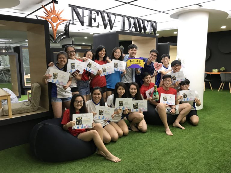 Happy students at New Dawn Learning Studio