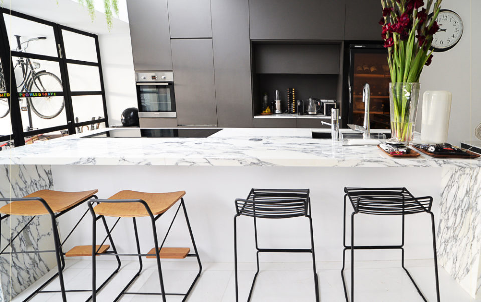Marble Kitchen Island Interior Design