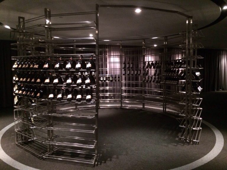 dark private bar interior design