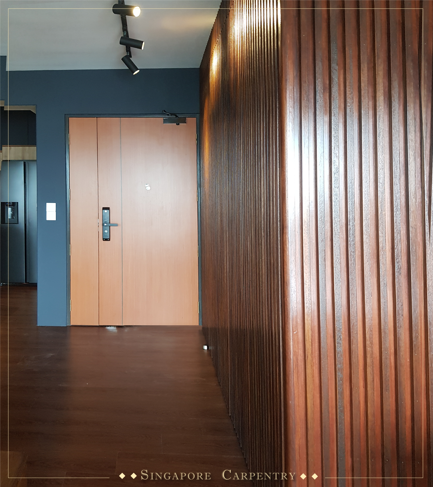 A cozy state-of-the-art smart home @ St George Lane - Carpentry Singapore