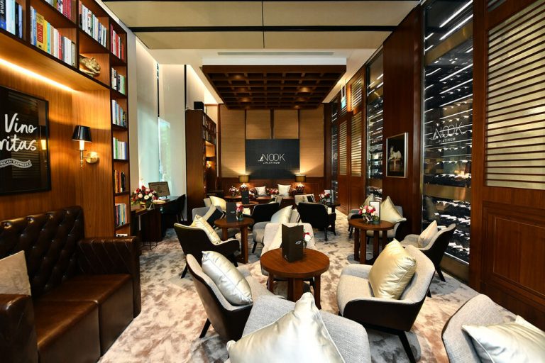 Nook by Platinum stylish cafe design and renovation by singapore carpentry