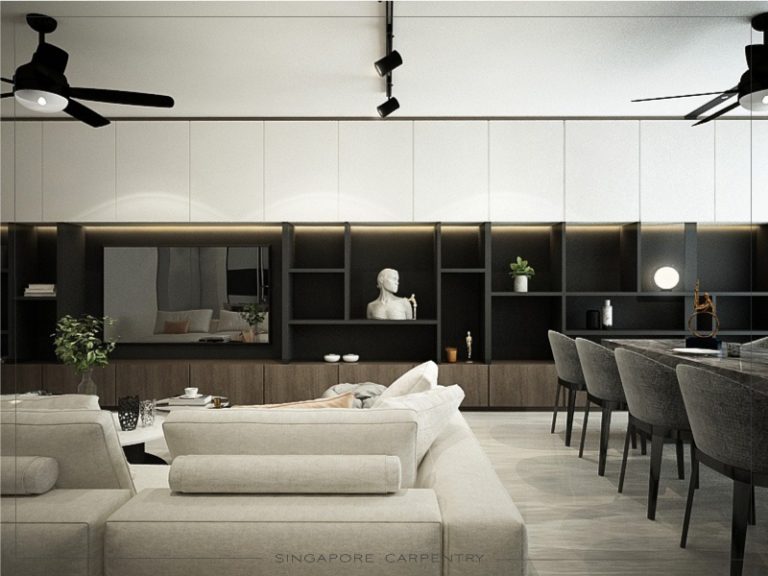 elegant and modern living room