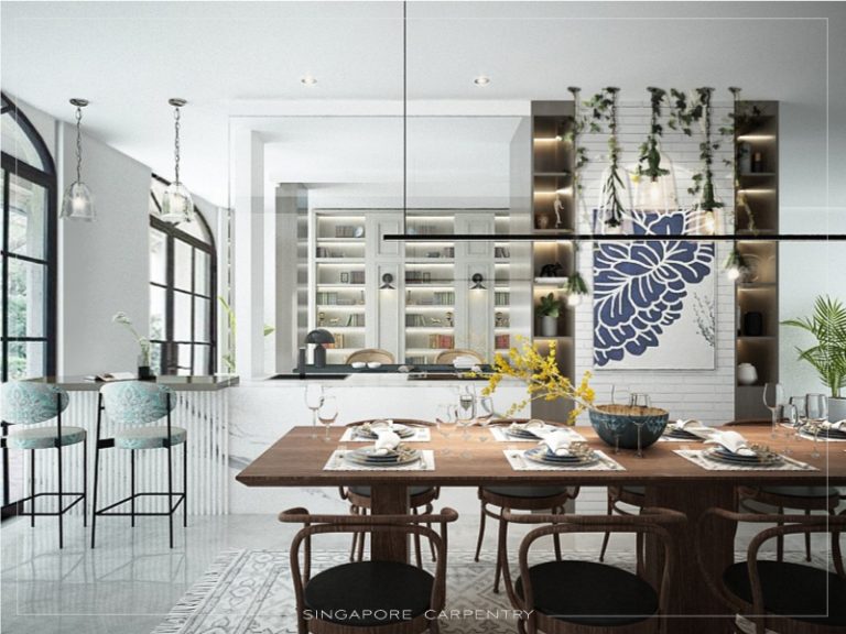 Spacious and casual with house plants and natural lighting
