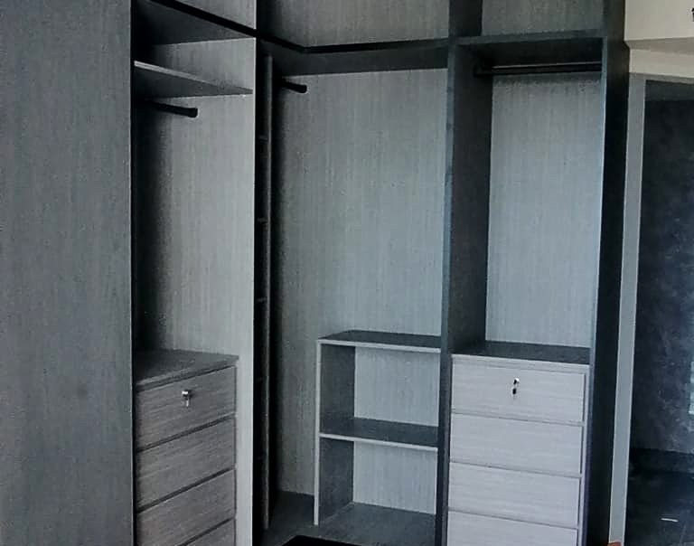 L Shape Wardrobe by Singapore Carpentry