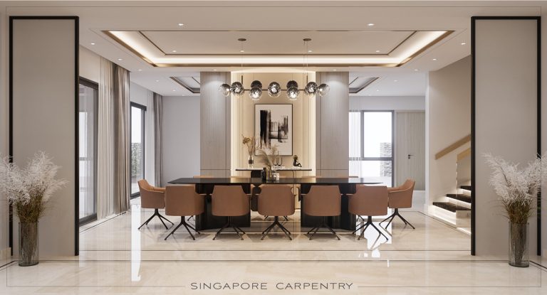 Marigold drive semi detached luxury interior design singapore