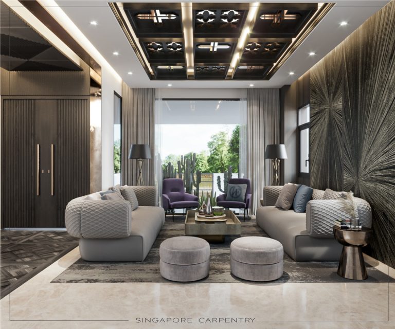 modern landed property interior design renovation lichi avenue