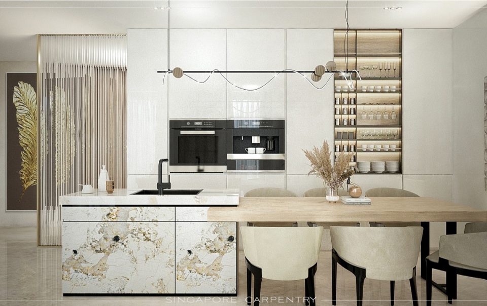 luxury marble condo renovation