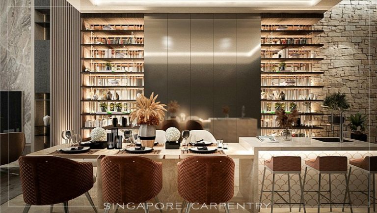 modern elegant interior renovation landed property jalan kuras interior design