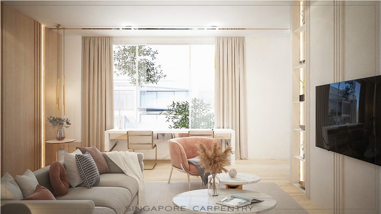 cozy landed property design and build renovation neutral modern