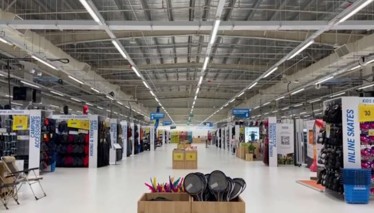 decathlon commercial interior design project renovation retail