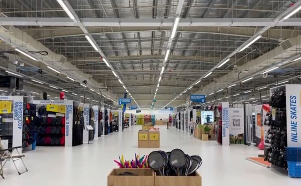 decathlon commercial interior design project renovation retail