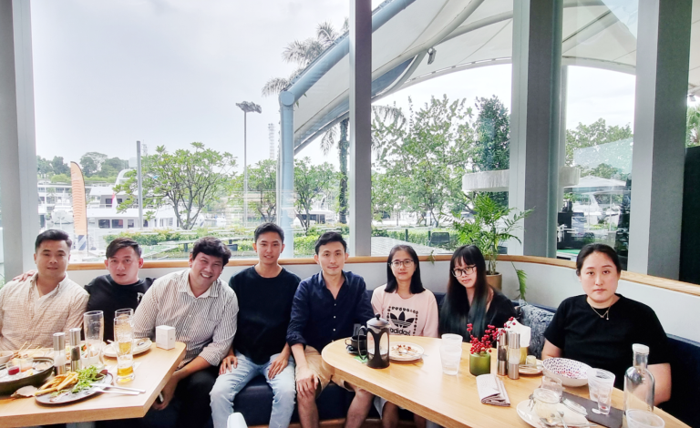 Singapore Carpentry Team Lunch 2024 the kitchen table sentosa cove w hotel