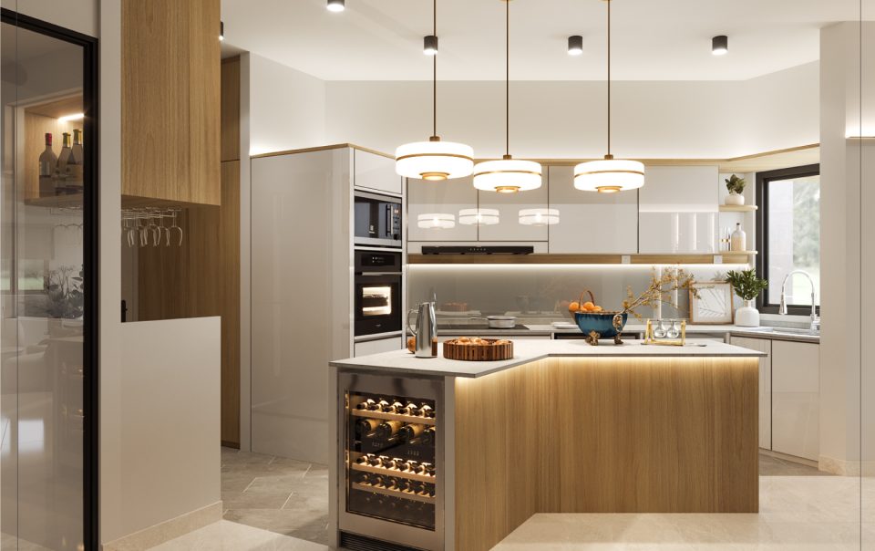 modern cozy organic interior design renovation Bayshore Park Condo singapore