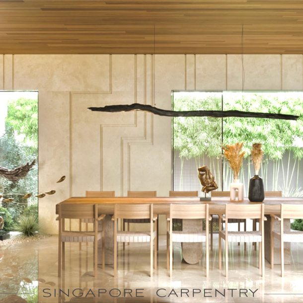 modern landed home interior renovation design and build
