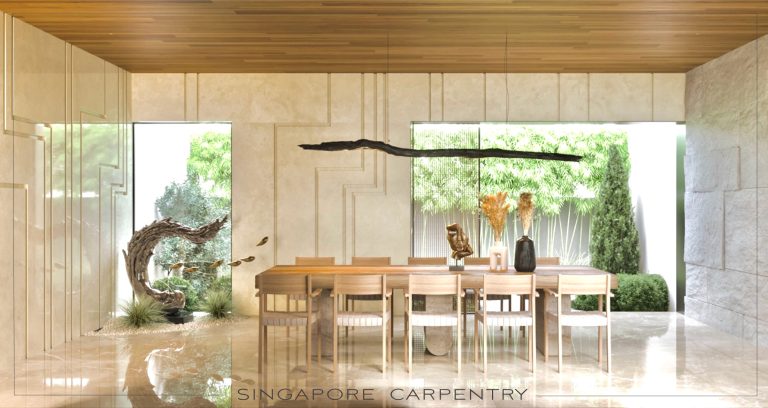 modern landed home interior renovation design and build