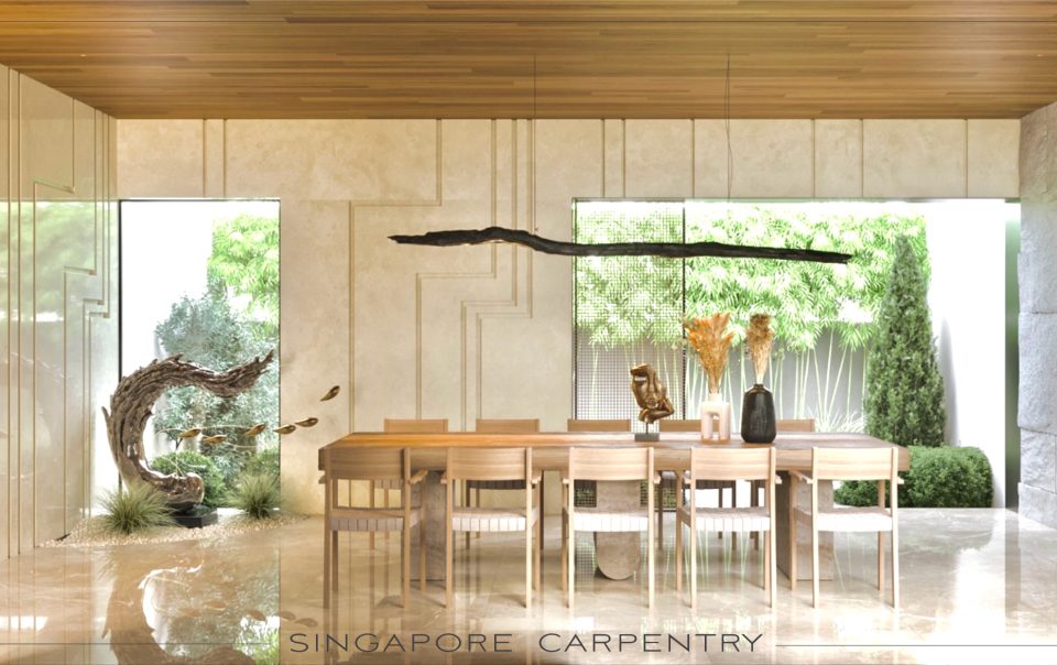 modern landed home interior renovation design and build