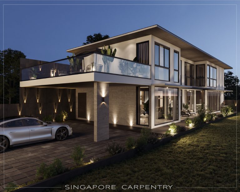 Jalan Songket Modern Landed Property Semi Detached Design and Build Interior Design