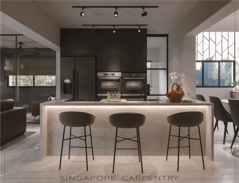 5 Luxurious Kitchen Island Ideas For Your Home - Carpentry Singapore