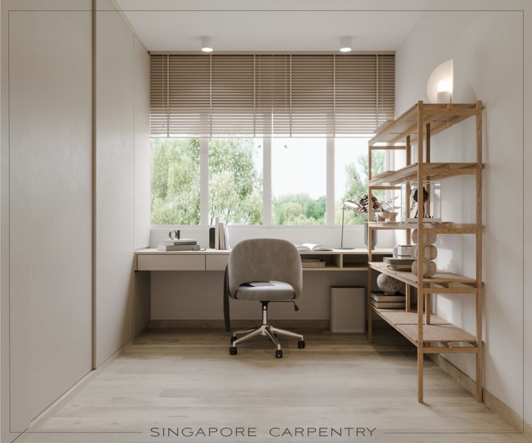 carpentry innovative storage interior design pasir ris
