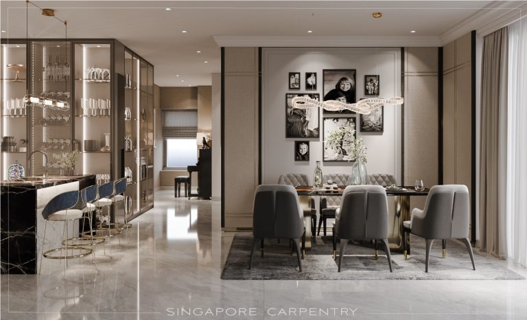 Residences @ Evelyn novena condominium renovation modern luxury interior