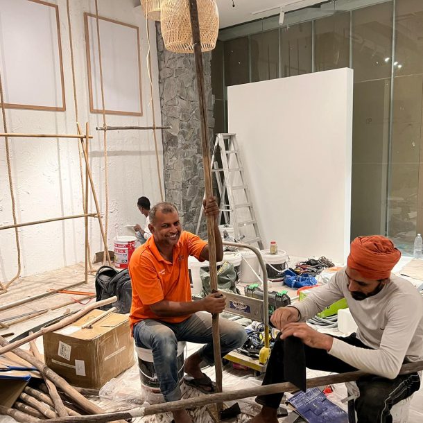 sandbar commercial interior behind the scenes