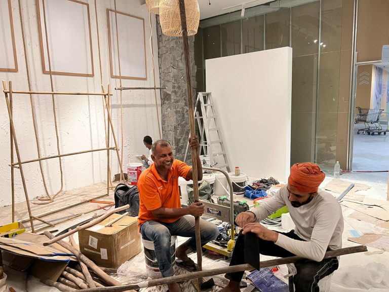 sandbar commercial interior behind the scenes