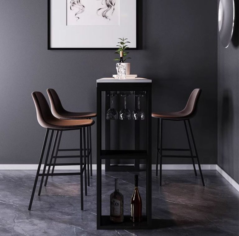 marble table with wineglass holder3