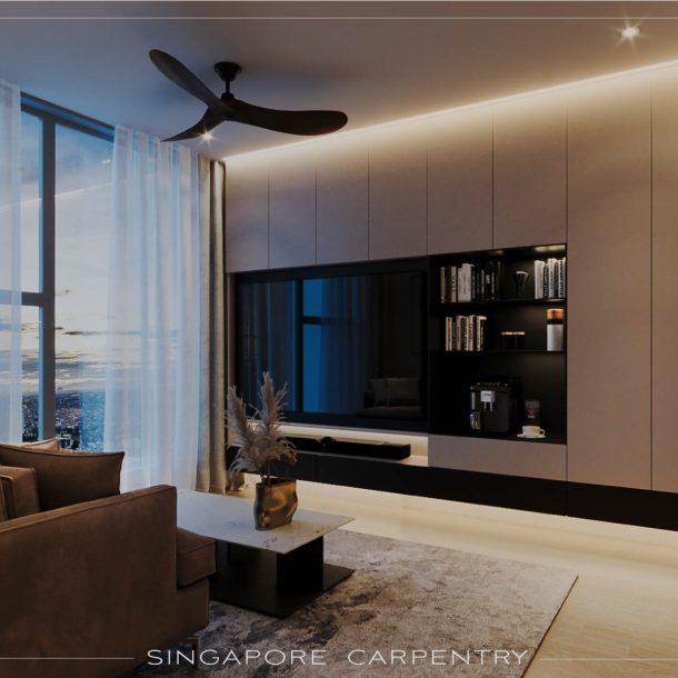 ultra modern HDB renovation design