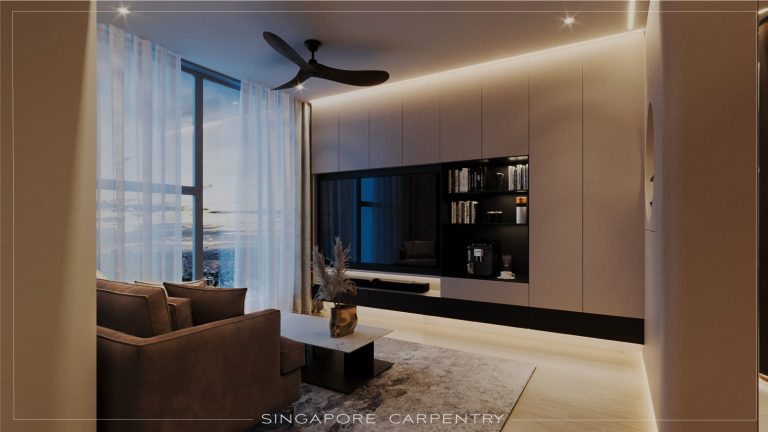 ultra modern HDB renovation design