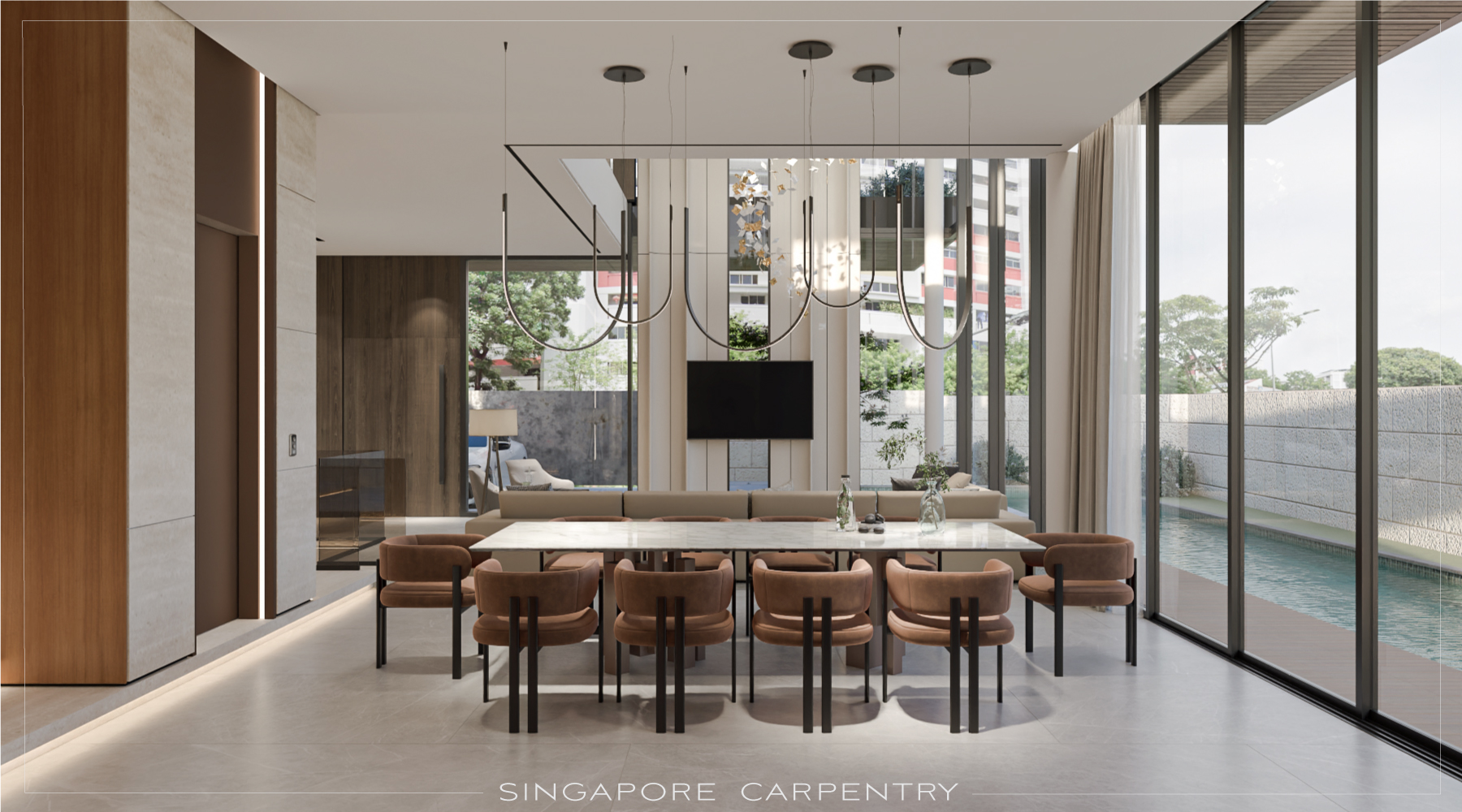 Jalan Pemimpin Cozy Modern Luxury Home Interior Design and Build Renovation
