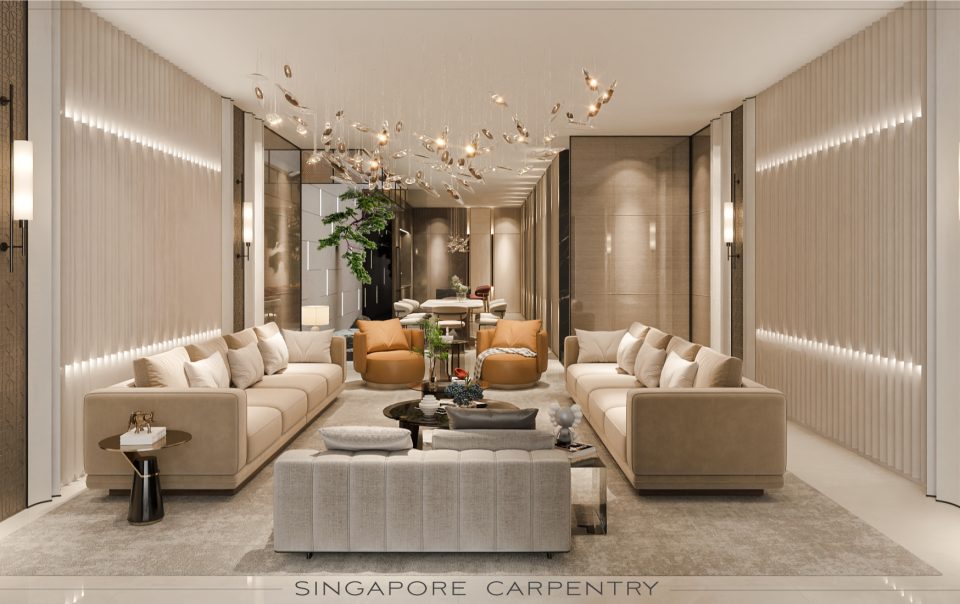 luxury landed property cozy modern interior