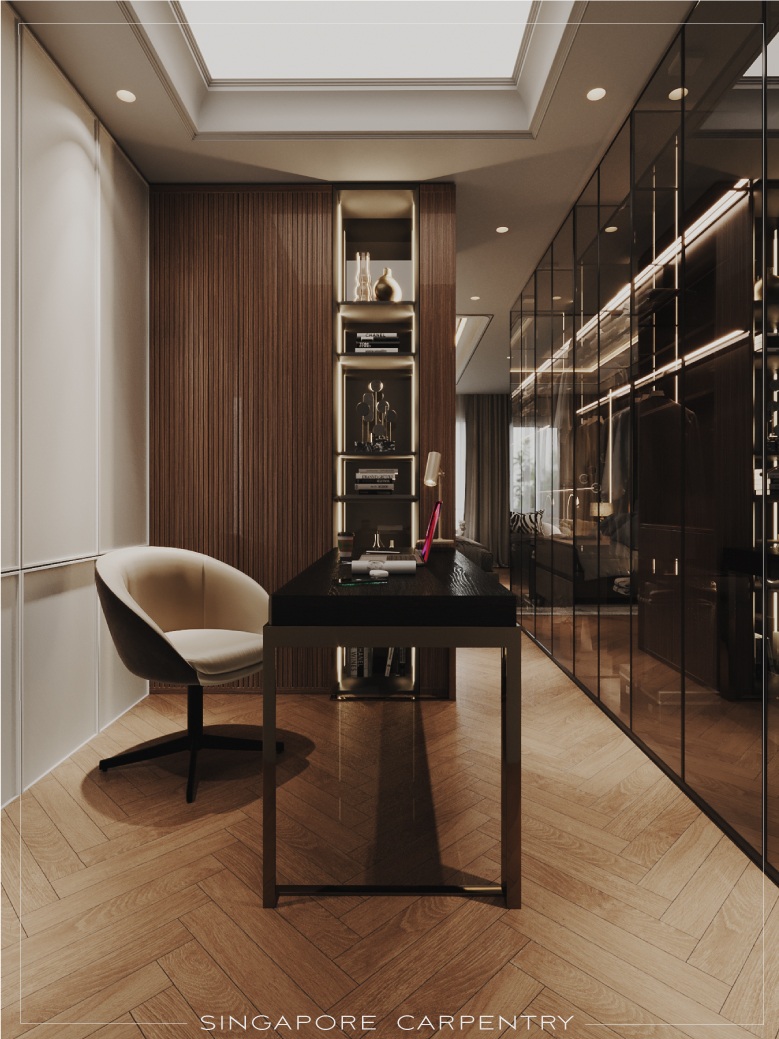 Urban Oasis: Modern Renovation @ Nassim Jade - Carpentry Singapore
