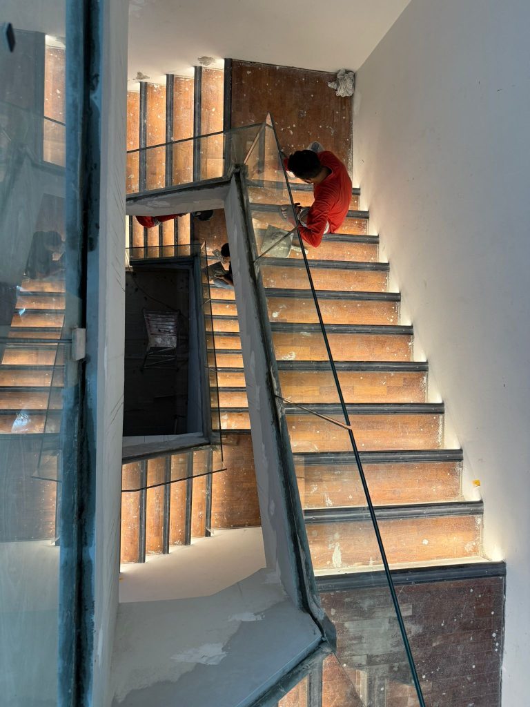 Light-up staircase