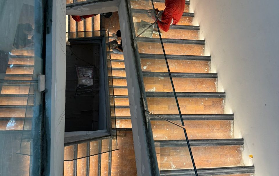 Light-up staircase
