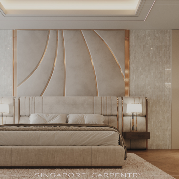 Mandarin Gardens Condominium Bedroom Interior Design