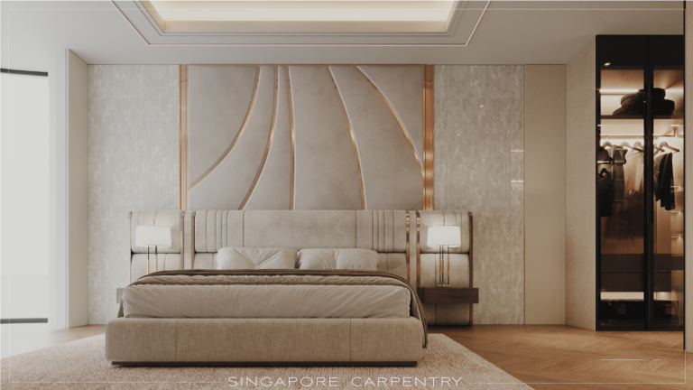 Mandarin Gardens Condominium Bedroom Interior Design