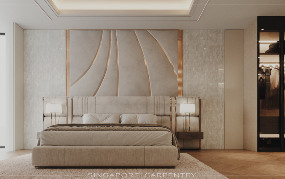Mandarin Gardens Condominium Bedroom Interior Design