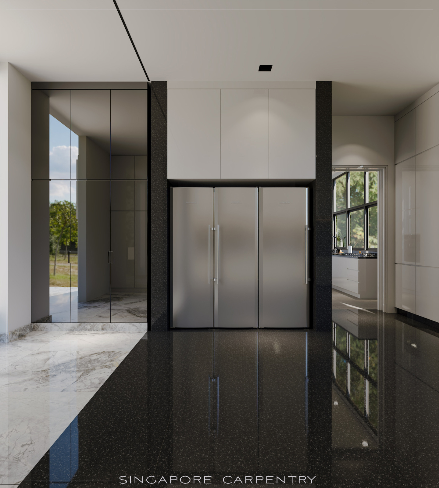 Sleek & Functional: 5 Modern Wet Kitchen Design Ideas - Carpentry Singapore