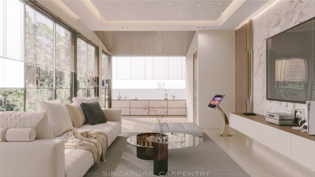 Luxury Carpentry and Refined Living @ Lucky Heights - Carpentry Singapore