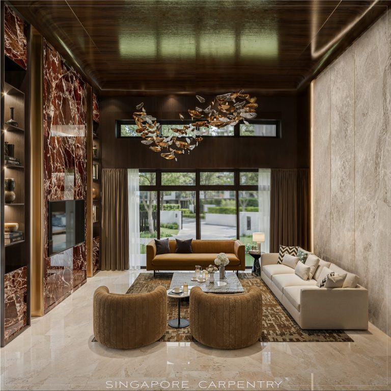 Belgravia landed property cluster house modern luxury interior