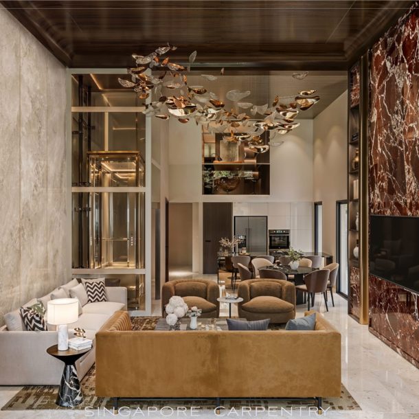 Belgravia landed property cluster house modern luxury interior