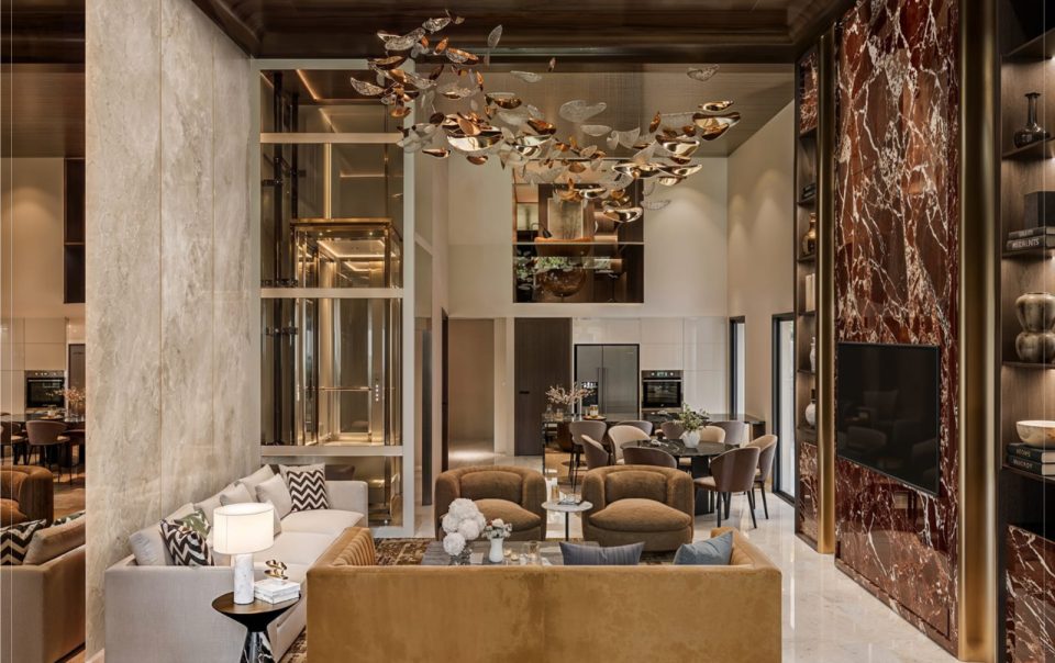 Belgravia landed property cluster house modern luxury interior